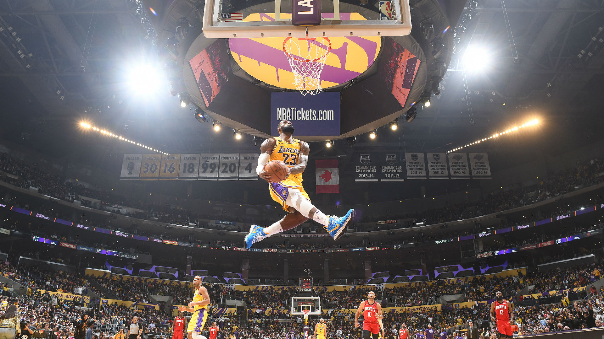 Portrait of LeBron James
